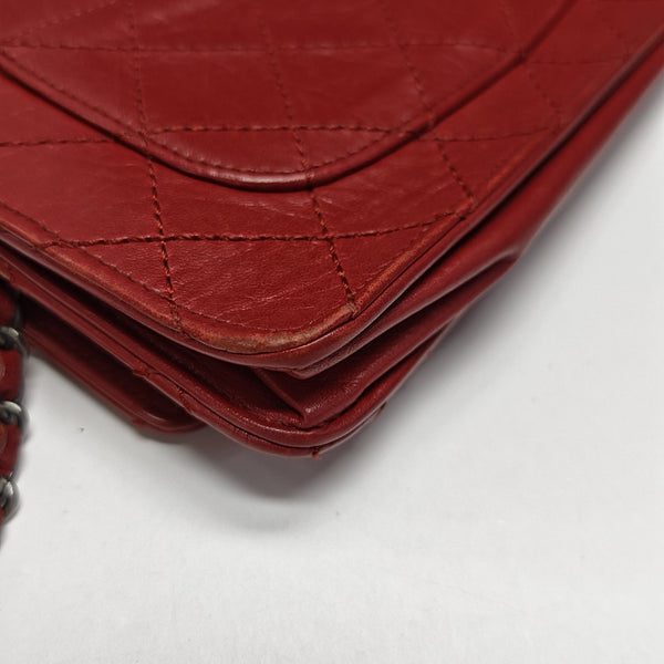 2.55 WOC Quilted Calfskin Red