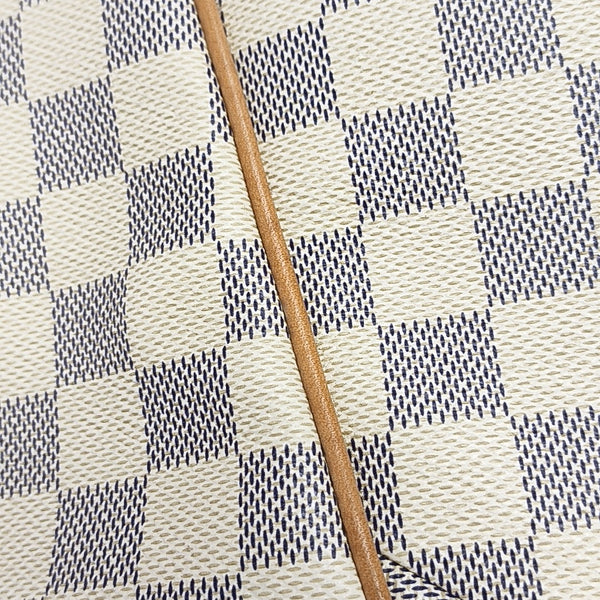 TOTALLY MM Damier Azur Coated Canvas White