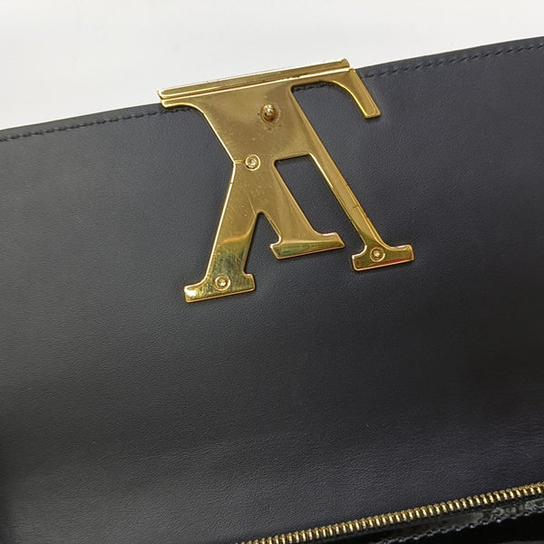 LOUISE Patent Leather Black Wallet