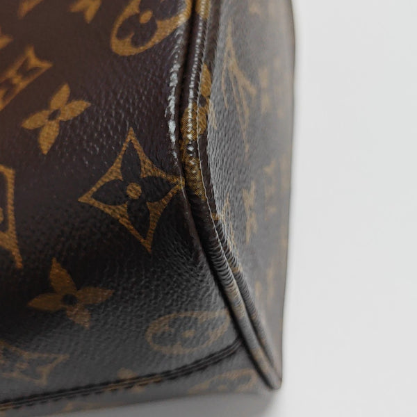 ALL IN Monogram Coated Canvas Brown