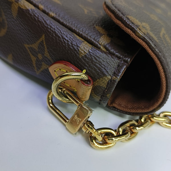 IVY Monogram Coated Canvas Brown