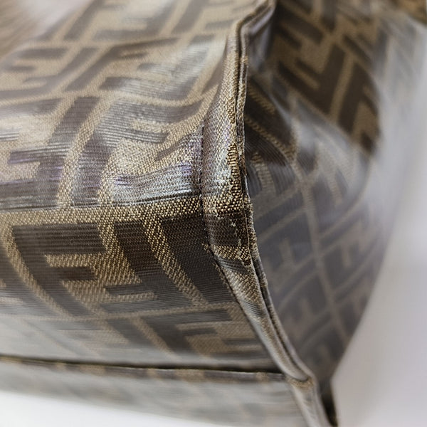 Mania Coated Canvas Brown