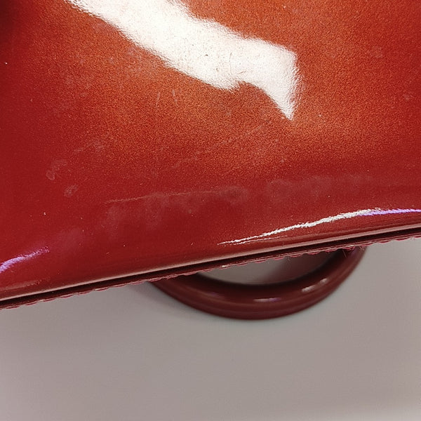 ALMA BB Monogram Patent Leather Red