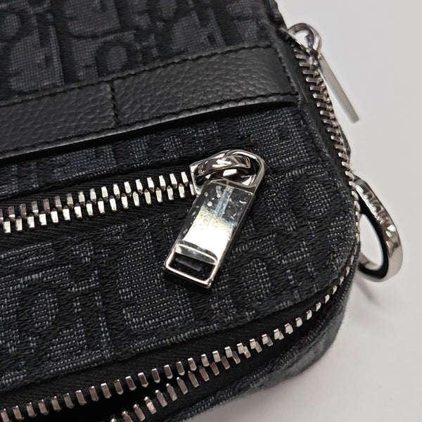 Safari Oblique Canvas Black
