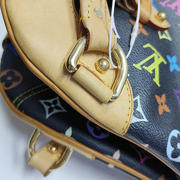 CLAUDIA Monogram Coated Canvas Black