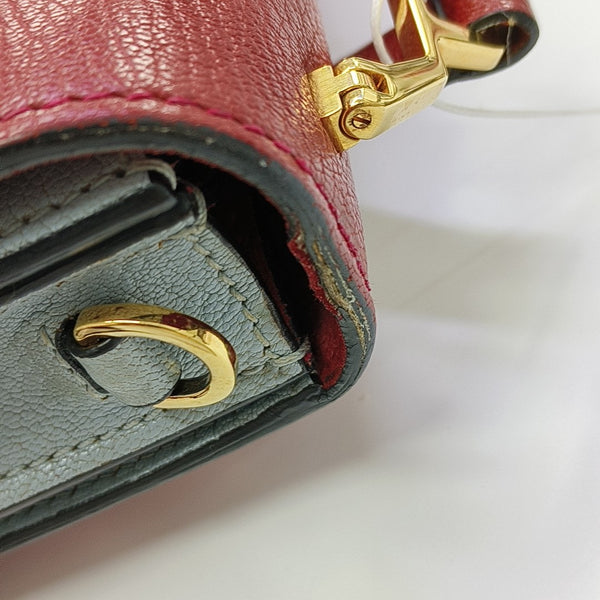 Calfskin Shoulder Bag Multicolor
