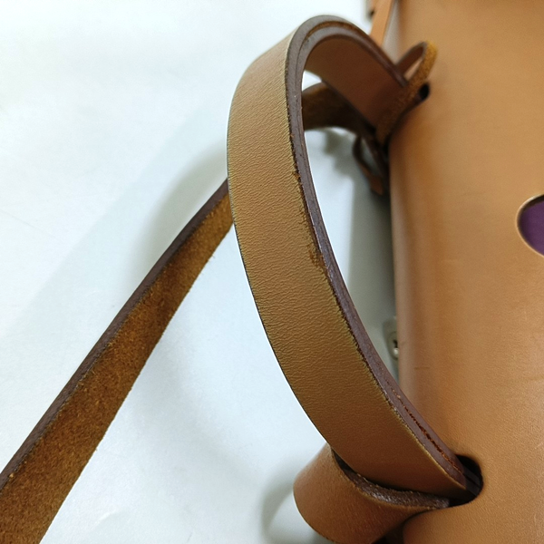 Authenticated pre-owned Herbag 31 Canvas Purple - Shoulder Bag at Looply