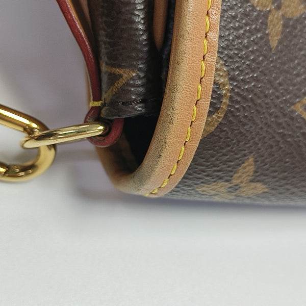 DIANE Monogram Coated Canvas Brown