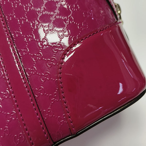 Microguccissima Monogram Calfskin Red