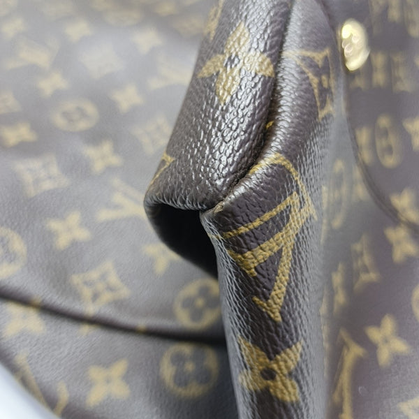 ARTSY MM Monogram Coated Canvas Brown