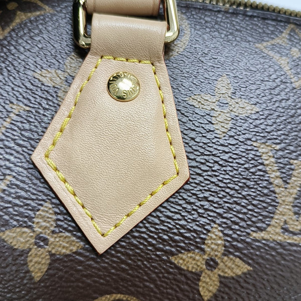 SPEEDY 20 Monogram Coated Canvas Brown