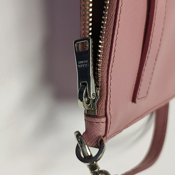 Saffiano Calfskin Top Handle Bag Red