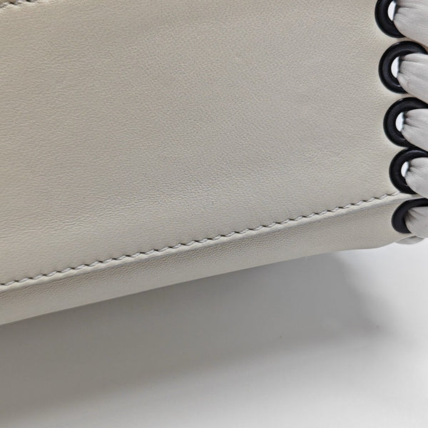 Peekaboo Mini Calfskin White