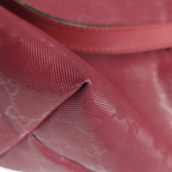 GG Imprime Monogram Coated Canvas Red
