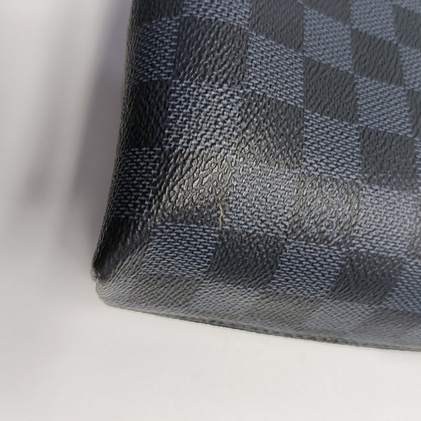PORTE-DOCUMENTS Damier Coated Canvas Blue