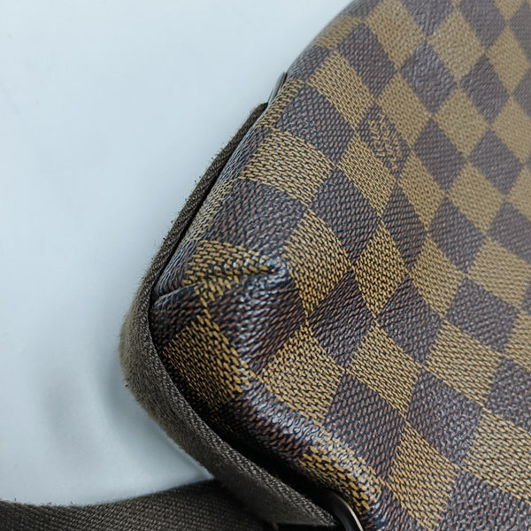 BROOKLYN Damier Ebene Coated Canvas Brown