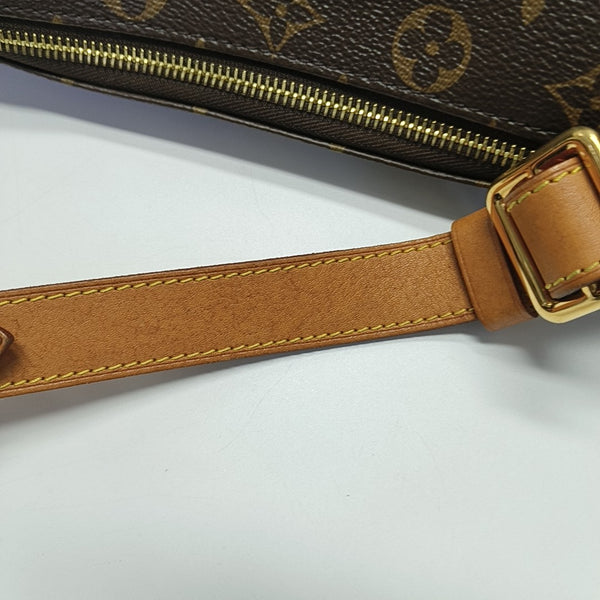 BUMBAG Monogram Coated Canvas Brown