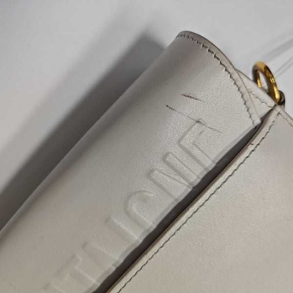 Bobby Medium Calfskin White