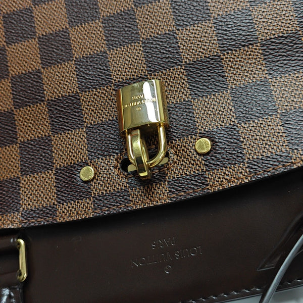 RIVOLI Damier Ebene Coated Canvas Brown