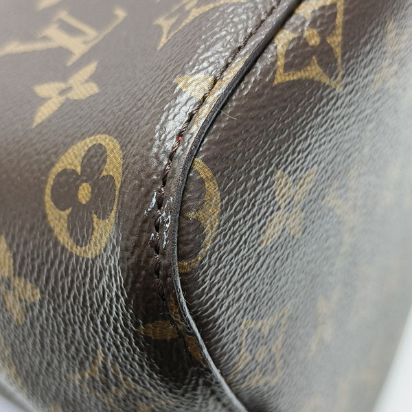 NÉONOÉ MM Monogram Coated Canvas Brown