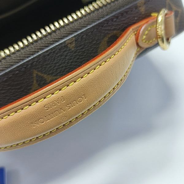 UTILITY Monogram Coated Canvas Brown
