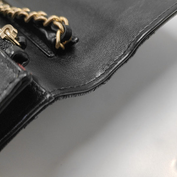 WOC Quilted Lambskin Black