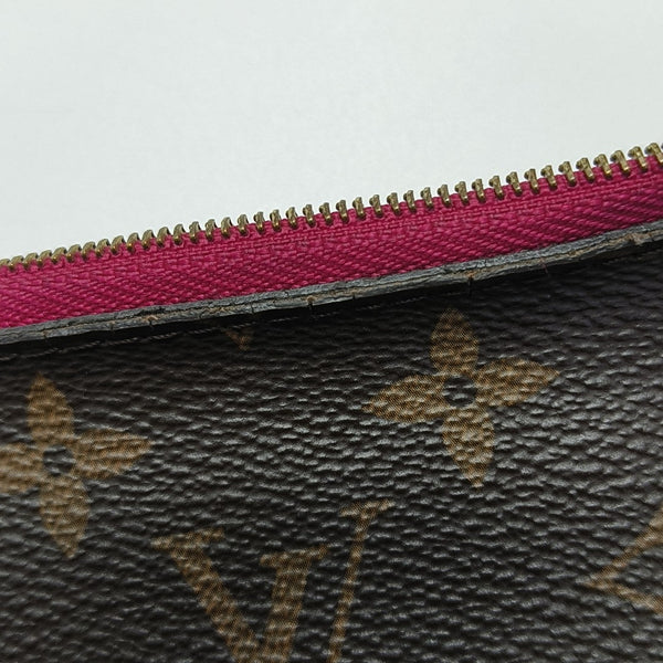 NEVERFULL PM Monogram Coated Canvas Brown