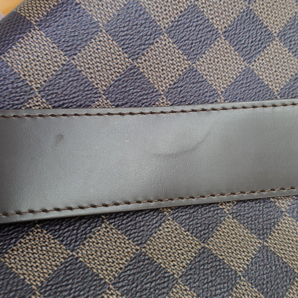 GRACEFUL PM Damier Ebene Coated Canvas Brown