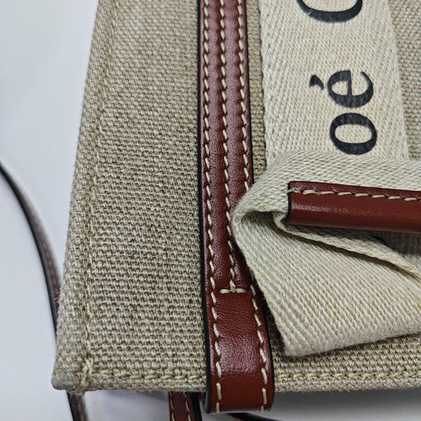 Woody Mini Fabric Beige