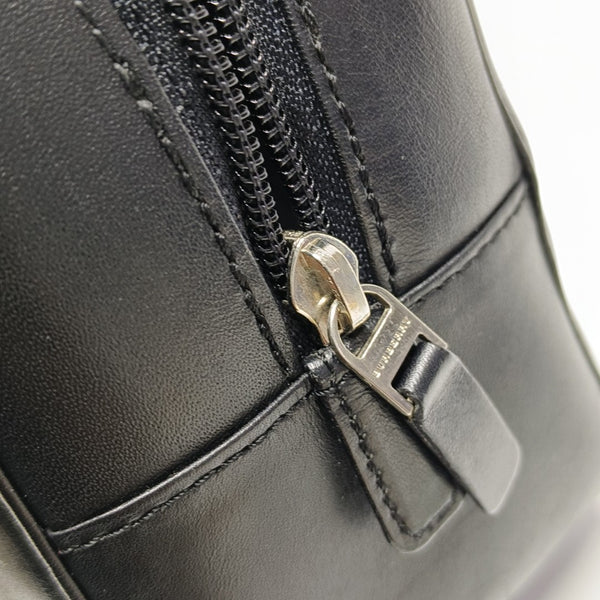 Calfskin Top Handle Bag Black