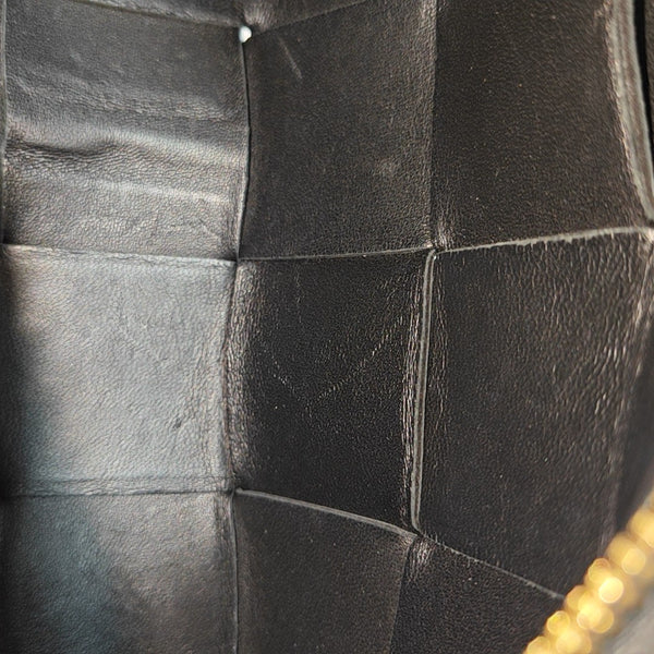 Brick Cassette Small Lambskin Black