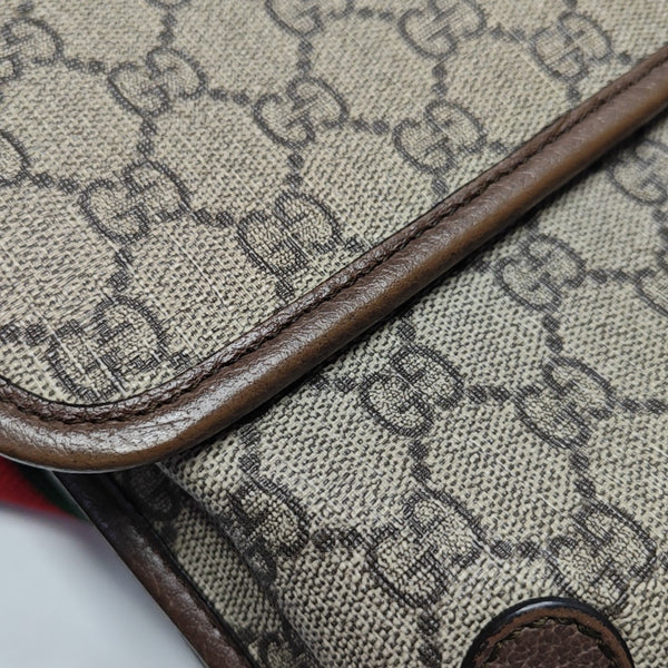 Neo Vintage Small Monogram Coated Canvas Beige