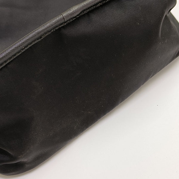 Nylon Shoulder Bag Black