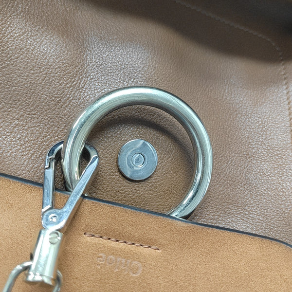 Faye Small Calfskin Brown