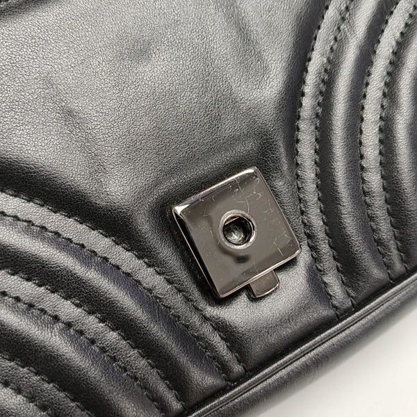 GG Marmont Small Quilted Calfskin Black