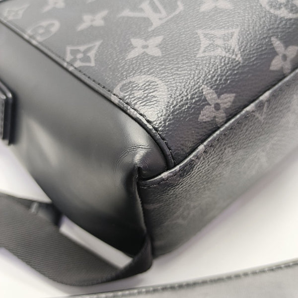 VOYAGER PM Monogram Coated Canvas Black