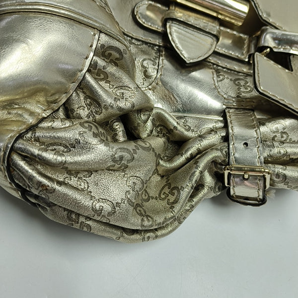 Queen Monogram Calfskin Gold