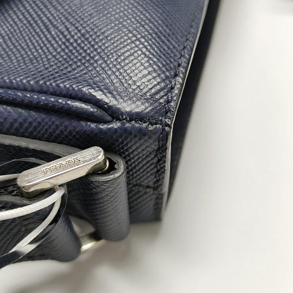 Saffiano Calfskin Tote Bag Blue