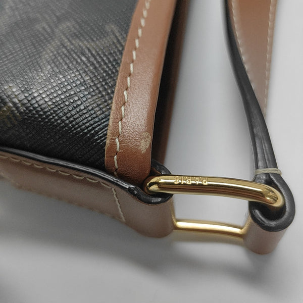 TRIOMPHE CANVAS Small Coated Canvas Brown
