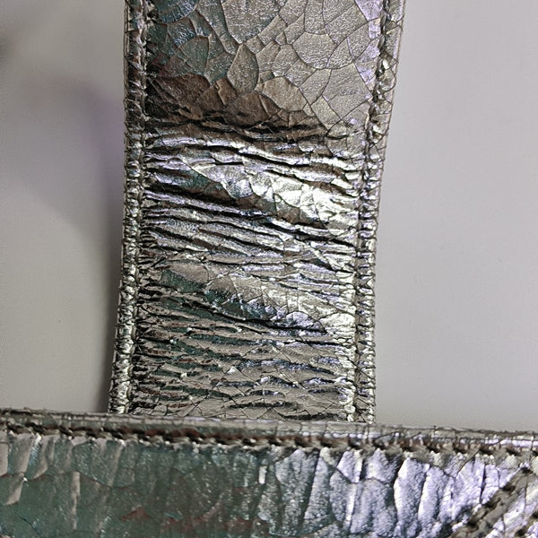 Diorama Cannage Calfskin Silver Wallet
