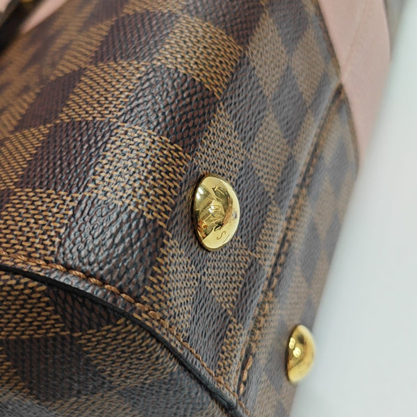 BOND STREET Damier Ebene Coated Canvas Brown