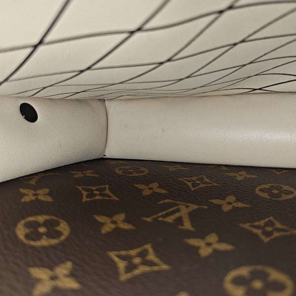 TRUNK Monogram Coated Canvas Brown