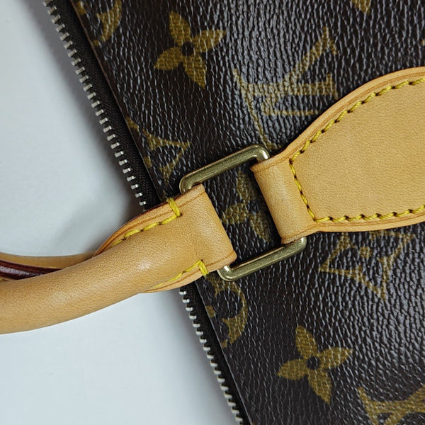 POPINCOURT Monogram Coated Canvas Brown