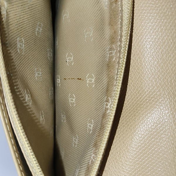 Grained Calfskin Wallet Yellow