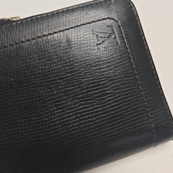 ZIPPY Calfskin Black Wallet
