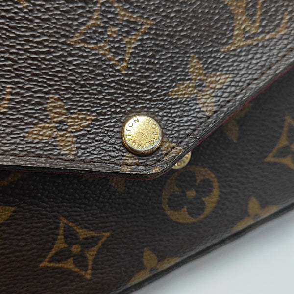 FÉLICIE Monogram Coated Canvas Brown