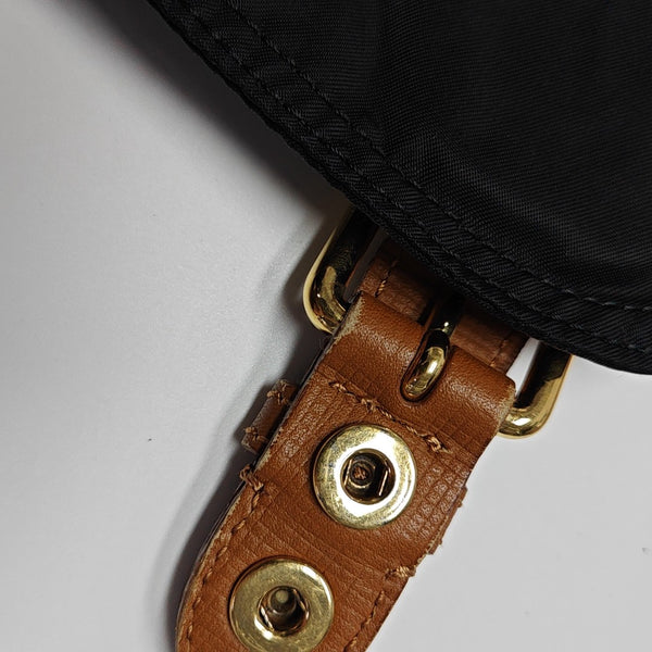 The Rucksack Medium Nylon Black