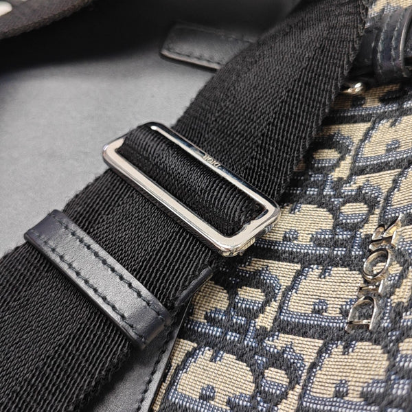 Canvas Shoulder Bag Blue