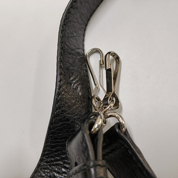 Pompon Bag Calfskin Black