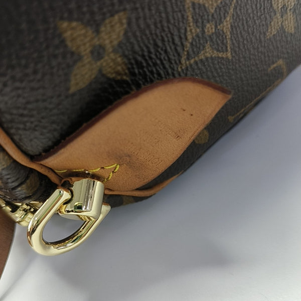 SPEEDY 25 Monogram Coated Canvas Brown